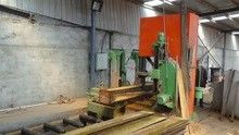 MJ329 Vertical Band Sawmill with Log Carriage /Manual or electric feeding vertical band saw