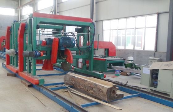 Log Cutting Saw Swing Twin Blade Sawmill Portable Circular Saw Mill Machine Dia 760mm