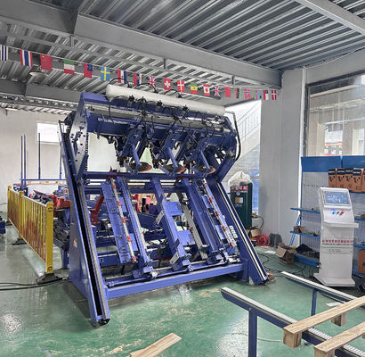 Wood Stringer Pallet Block Making Machine, Pallet Nailing Machine