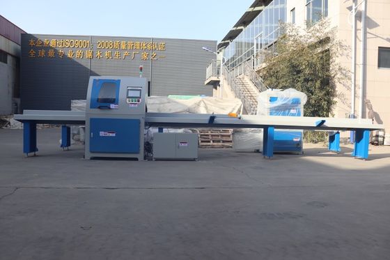 Wood Pallet Machine CNC Automatic Wood Cut Off Saw Machine For Sale, 450mm Saw Blade, 2-6m Feeding Table