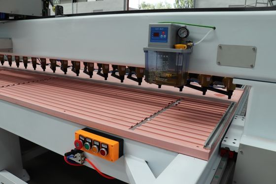 Panel Sound Absorbing Decoration Wall Automatic Acoustic Wood Panel Slats Nailing Machine