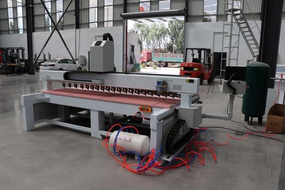 Panel Sound Absorbing Decoration Wall Automatic Acoustic Wood Panel Slats Nailing Machine