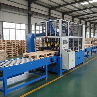 Fully Automatic Pallet Nailing Machine with High Speed Operation and Durable Build for Industrial Pallet Production