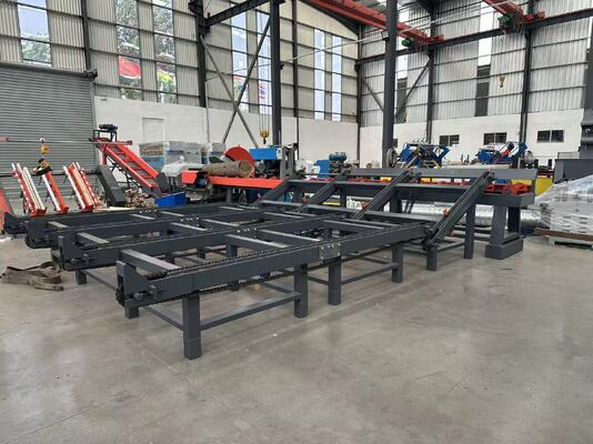 50-Ton Hydraulic Thrust Mobile Fully Automated Firewood Processor for 600mm Log Diameter
