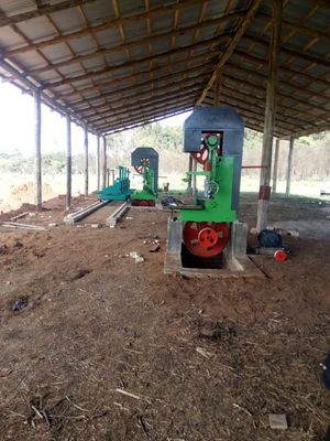 MJ329 Vertical Band Sawmill with Log Carriage /Manual or electric feeding vertical band saw