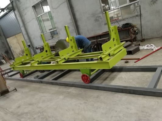 tree saw machine wood cutting machine, wood circular sawmill with carriage