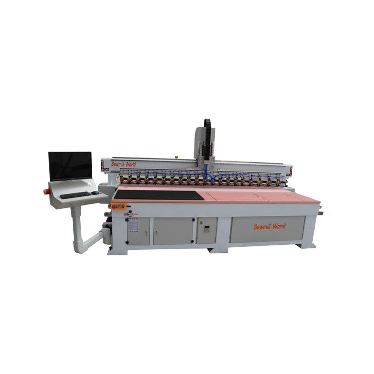 Panel Sound Absorbing Decoration Wall Automatic Acoustic Wood Panel Slats Nailing Machine