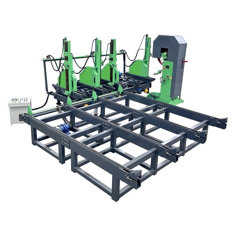 Heavy Duty Vertical Band Sawmill With Hydraulic Carriage Vertical Bandsaw Mill with Log Turner