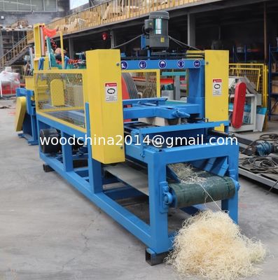 ความยาว 500 มิลลิเมตร Logs Processing Wood Wool Machine Firelighter การผลิต