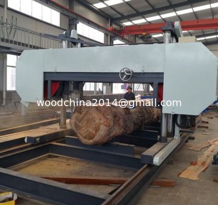 Dia 2500mm CNC ตะแกรงอัตโนมัติ Wood Bandsaw เครื่องบานบานบานบานสําหรับการตัดไม้แอฟริกัน