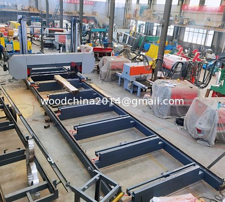 Dia 2500mm CNC ตะแกรงอัตโนมัติ Wood Bandsaw เครื่องบานบานบานบานสําหรับการตัดไม้แอฟริกัน