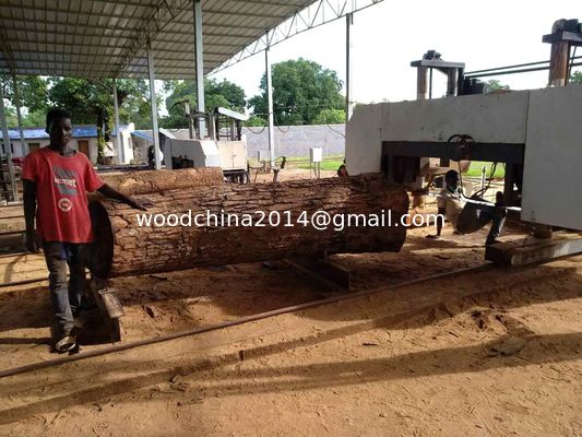 Dia 2500mm CNC ตะแกรงอัตโนมัติ Wood Bandsaw เครื่องบานบานบานบานสําหรับการตัดไม้แอฟริกัน