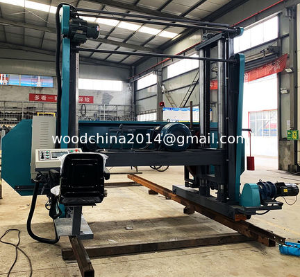 43 นิ้ว Saw Wheel Sawmill หนัก ไม้ใหญ่ แบนด์เห็นเครื่องจักร