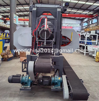 2/3/4/5/6 หัว ความเร็วสูง อัตโนมัติ Multi Head Wood Sawmill กับระบบอาหารอัตโนมัติ