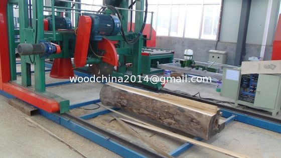 ดับเบิ้ลสวิงเลฟมุมหมุน Sawmill สําหรับการตัดไม้ไม้ 300mm X 210mm