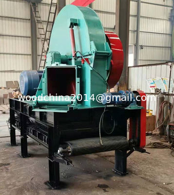 สามารถไม้ Disc Chipper ไม้สาขา Shredder ความจุและความแข็งแรงสูง