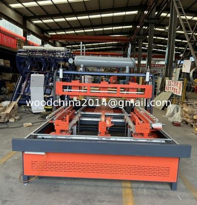 เครื่องตอกไม้พาเลทกึ่งอัตโนมัติพร้อมเครื่องตอกไม้พาเลท Palletizer