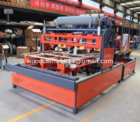 เครื่องตอกไม้พาเลทกึ่งอัตโนมัติพร้อมเครื่องตอกไม้พาเลท Palletizer