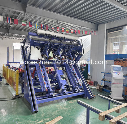 Factory price automatic wood pallet nailing machine Euro pallet production line Wood stringer pallet making machine