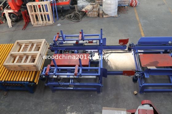 อัตโนมัติอเมริกัน Stringer ยุโรปไม้ pallets เครื่องทําเล็บ