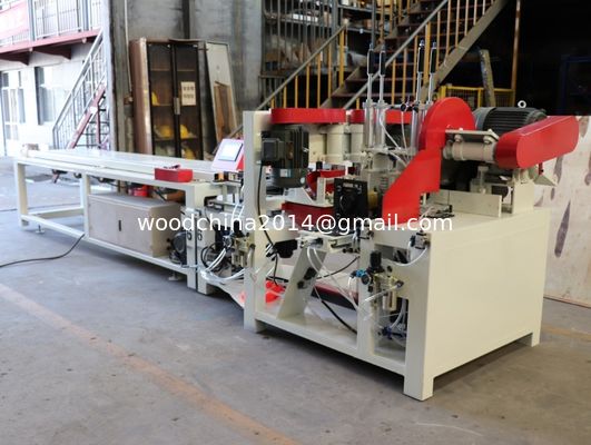 7.5KW อัตโนมัติ CNC ไม้ Pallet เท้า Pier การทําเครื่องสําหรับ 40-120MM ความหนา 40-100MM ความกว้าง