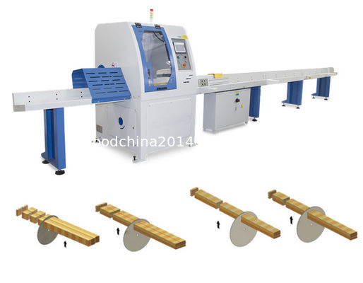 เครื่องทําแผ่นไม้ CNC เครื่องตัดไม้อัตโนมัติ สําหรับขาย ใบเลื่อย 450 มม โต๊ะอาหาร 2-6m