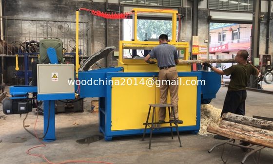 1500KG ต่อชั่วโมง เครื่องปลูกไม้ เครื่องทําเตียงไก่ เครื่องทําไม้ ไม้โอ๊ค ไม้มะกอก เครื่องตัดไม้