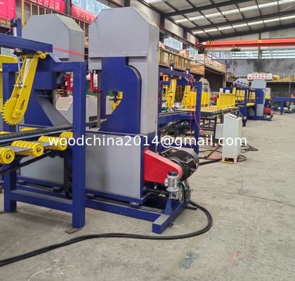 2 หัว สายขวาง แบนด์ Sawmill ไม้เล็ก ไม้แปรรูปสายกับแพลตฟอร์ม
