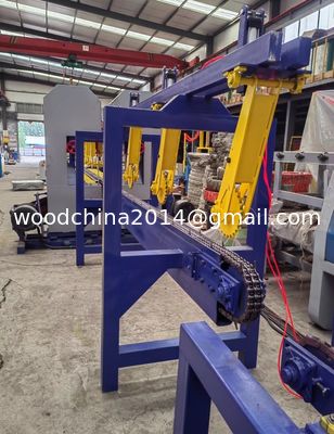 2 หัว สายขวาง แบนด์ Sawmill ไม้เล็ก ไม้แปรรูปสายกับแพลตฟอร์ม