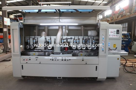 ผลิตสูง 4 ด้านไม้ Planers อุปกรณ์ Molding การทํางานไม้อย่างรวดเร็วสําหรับพื้นไม้