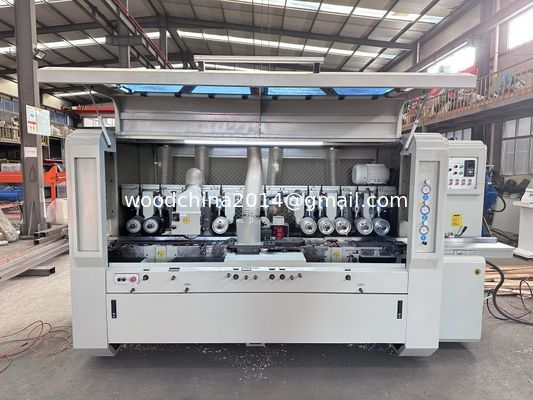 ผลิตสูง 4 ด้านไม้ Planers อุปกรณ์ Molding การทํางานไม้อย่างรวดเร็วสําหรับพื้นไม้