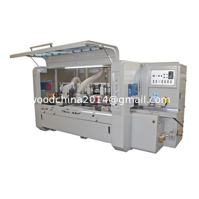 ผลิตสูง 4 ด้านไม้ Planers อุปกรณ์ Molding การทํางานไม้อย่างรวดเร็วสําหรับพื้นไม้