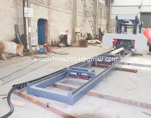 Log Wood Processing Sawmill Machine Wood Portable Sawmill เครื่องเลื่อยไม้แบบพกพา เครื่องเลื่อยแผงขอบอัตโนมัติ พร้อมเครื่องปรับเปลี่ยน