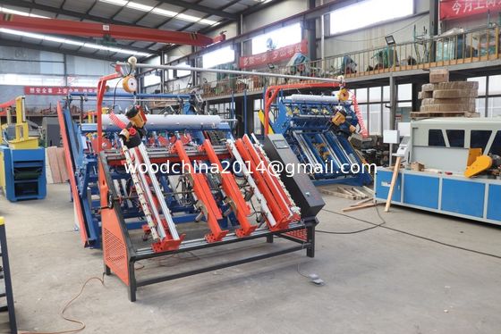 เครื่องปนูเมติก USA ประเภทไม้ Pallets Nailer เครื่องทําไม้ Pallet Stringer เครื่องเล็บไม้ Pallet