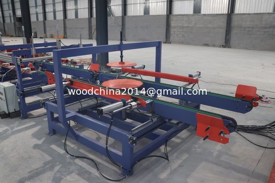 500Pallets / วัน อัตโนมัติ ยูโรไม้ Pallet การทําไม้ Pallet เครื่องผลิตสาย