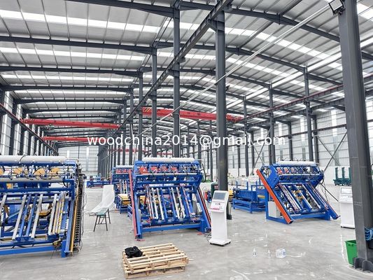 เครื่องทําพอลเล็ตไม้ เครื่องทําสตรีนเกอร์พอลเล็ต Nailer เครื่องเล็บพอลเล็ตไม้ อัตโนมัติเต็ม