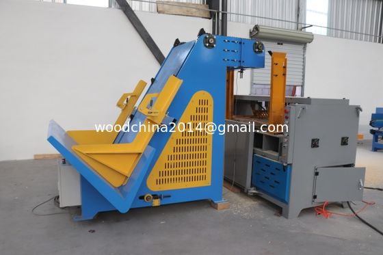 อัตโนมัติ Double Head Wood Pallet Notcher กับระบบอาหารอัตโนมัติสําหรับผู้ผลิต pallet
