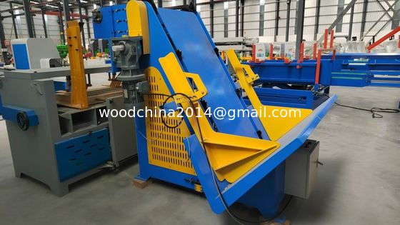 อัตโนมัติ Double Head Wood Pallet Notcher กับระบบอาหารอัตโนมัติสําหรับผู้ผลิต pallet