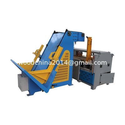 อัตโนมัติ Double Head Wood Pallet Notcher กับระบบอาหารอัตโนมัติสําหรับผู้ผลิต pallet