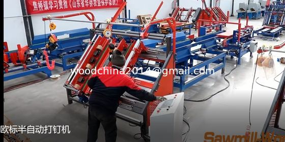 400 pallets/Day เครื่องประกอบพอลเล็ต ยูโร