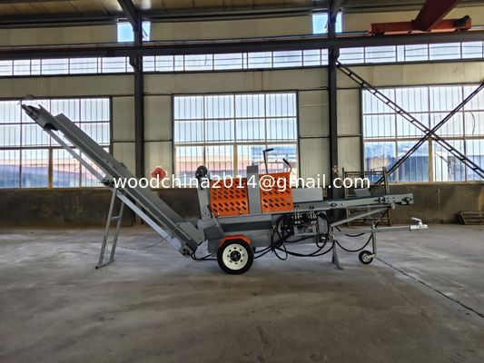 เครื่องแยกไม้การเกษตร ด้วยเครื่องยนต์เบนซิน 15 HP และเครื่องยนต์เจาะ 4800 รอบ / นาที