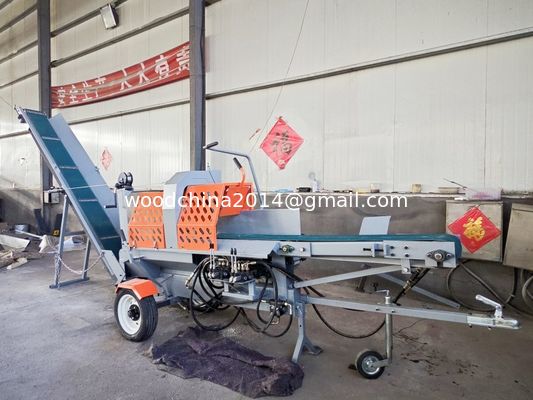 เครื่องแยกไม้การเกษตร ด้วยเครื่องยนต์เบนซิน 15 HP และเครื่องยนต์เจาะ 4800 รอบ / นาที