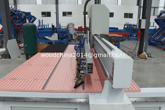 อัตโนมัติการตกแต่งบอร์ด เสียงกันเสียงเพดานแผ่นไม้ Nailing Machine