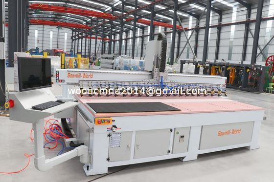 อัตโนมัติการตกแต่งบอร์ด เสียงกันเสียงเพดานแผ่นไม้ Nailing Machine