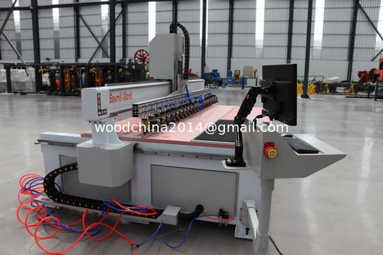 อัตโนมัติการตกแต่งบอร์ด เสียงกันเสียงเพดานแผ่นไม้ Nailing Machine