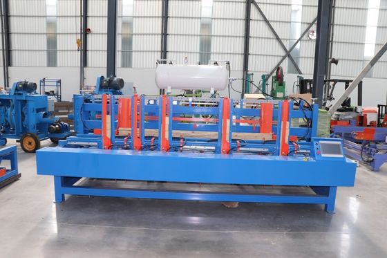 เครื่องเล็บแบบอัตโนมัติ Euro Wood Pallet เครื่องประกอบขาพัลเล็ต