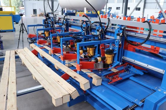 เครื่องเล็บแบบอัตโนมัติ Euro Wood Pallet เครื่องประกอบขาพัลเล็ต