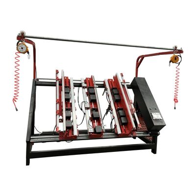 เครื่องตอกไม้พาเลท PT-1600 หน้ากว้าง 700-1600 มม. ลึก 700-1300 มม. และกำลังการผลิต 240-320 พาเลท/8 ชั่วโมง