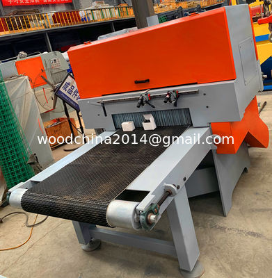 อัตโนมัติเข็มขัดอาหาร Twin วงกลมใบ Board Edger Sawmill เครื่องความกว้าง 1000mm