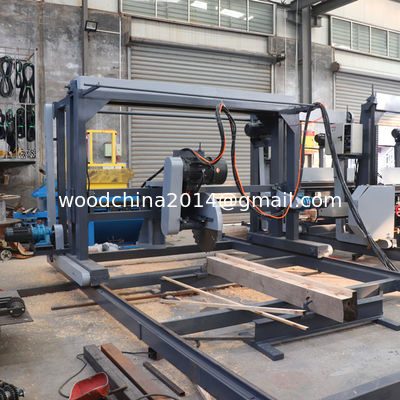 380v Double Saw Blade Angle โทรพกได้ Swing Blade Sawmill DS 2000 สําหรับขาย